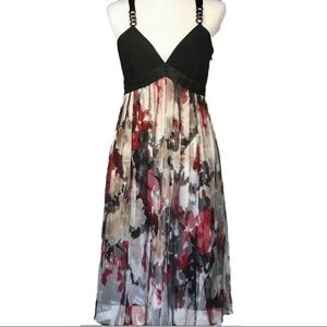 Laundry by Shelli Segal | Chain Silk Dress